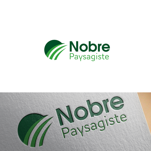 "entreprise paysagiste" winning Logo design