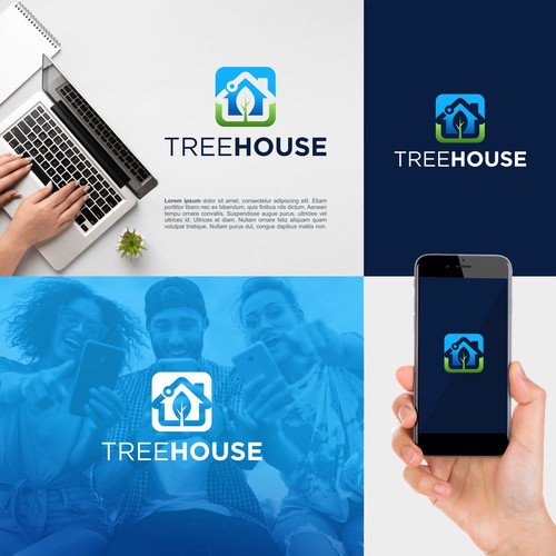 Help me design a company logo for an IOS app in development focused on Positivity and community Design by Maia.Designer