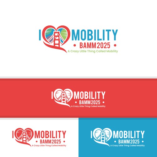 Fun Rom-Com theme conference logo for Bay Area Design by StudioJack