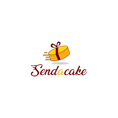 Send A Cake needs a gorgeous fun logo Design by MercClass