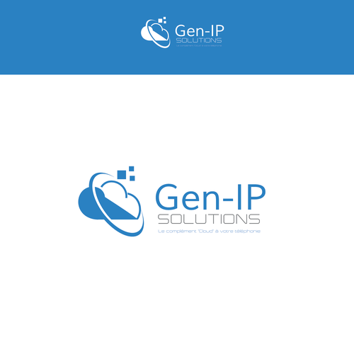 "Nouveau design Logo société Cloud - Gen-IP Solutions" winning Logo design