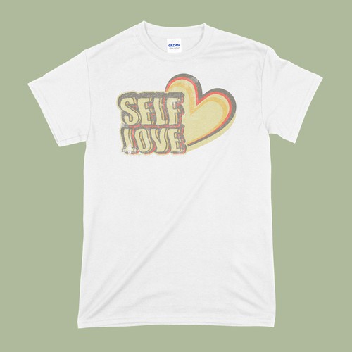 SELF LOVE MERCH T-SHIRT Design by knd.blck