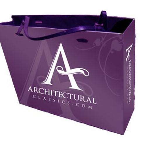 Carrier Bag for ArchitecturalClassics.com (artwork only) Design by pinoydesign