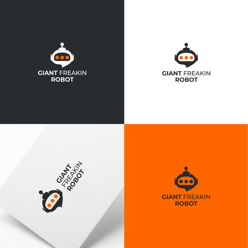 Minimalist, Classy Giant Robot Logo Wanted Diseño de BrandingDesigner