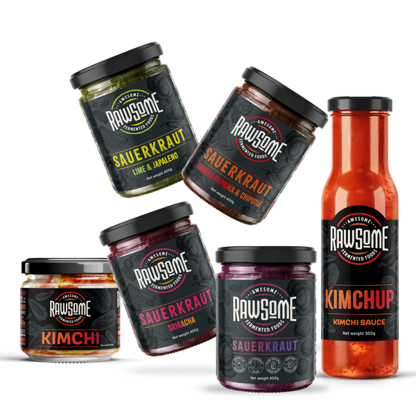 Rawsome products line design