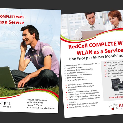 Create Product Brochure for Wireless LAN Offering - RedCell Technologies, Inc. Ontwerp door am_a