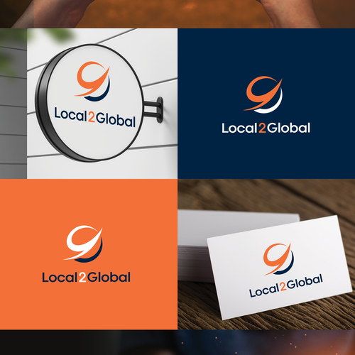 Can you combine a handshake and a globe into a seamless design that is minimal, abstract & trendy? Or, try something new Design von Half-Tone™