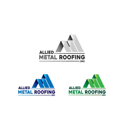 Allied Metal  Roofing logo Design by Khane29