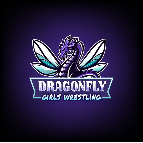 DragonFly Girls Only Wrestling Program! Help us grow girls wrestling!!! Diseño de Thsplt