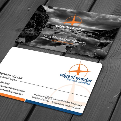 Create a card that exudes the awesomeness of luxury adventure travel Design by deviserpark