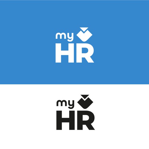 Create an awesome logo for myHR, the #1 HR Software in Luxembourg ! Design by M.I.Thomson