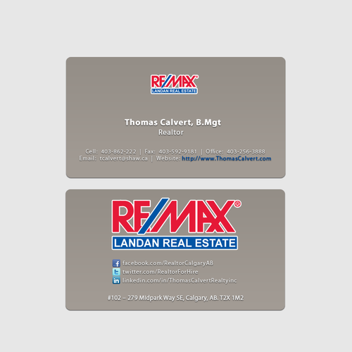 BUSINESS CARD FOR REALTOR! | Stationery contest