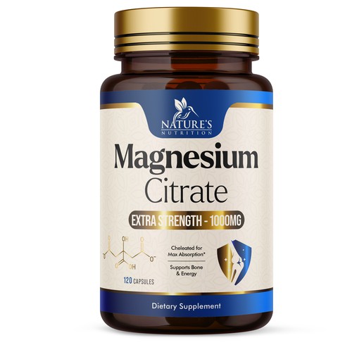 Premium Magnesium Citrate Design needed for Nature's Nutrition Design by UnderTheSea™