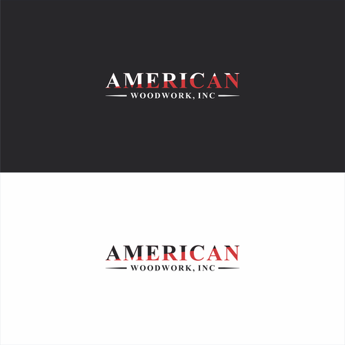 American Woodwork news a new logo Design by DSGNX™