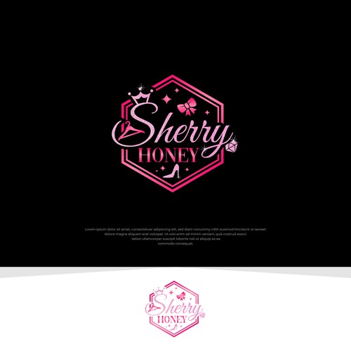 Sherry Honey clothing logo Design by MotionPixelll™