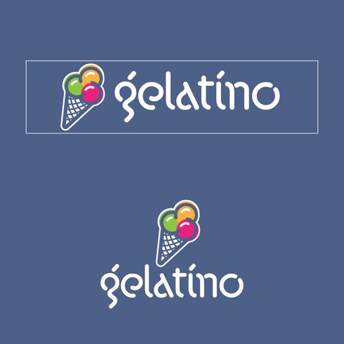 Diseño de We need a creative interesting logo for gelato shop "Gelatino" de ACorso