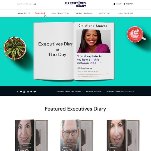 Proposition sur un concours de Design de page web, réalisée par Apollo.in ✌