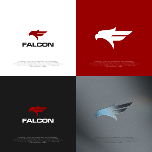 Falcon Sports Apparel logo Diseño de Dokoko