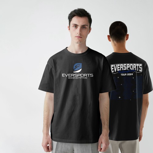 Gestalte ein Tourshirt der in 2024 abgeschlossenen Bauvorhaben für unsere (männlichen) Monteure