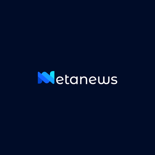 Design a logo for a web3 News platform called MetaNews Design by Checkmates