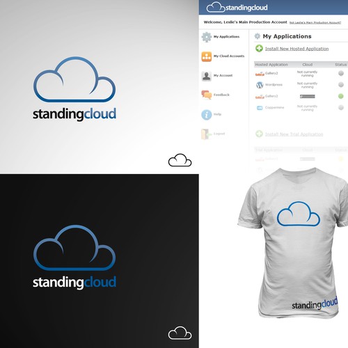 Papyrus strikes again!  Create a NEW LOGO for Standing Cloud. Réalisé par PLUUM