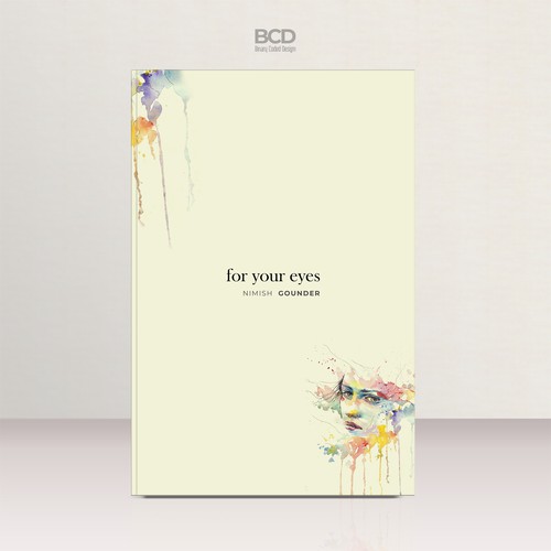 for your eyes- poetry and journal book cover Design by BCD∞