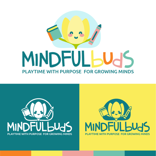 Appealing logo for early childhood learning resources business Design by Sara Chester