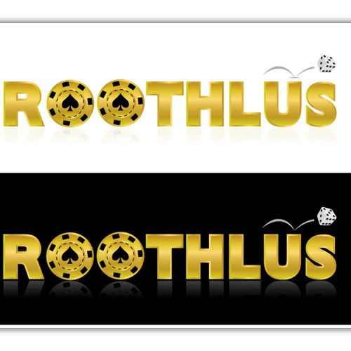 Logo for World-Class Online Poker Player Adam "Roothlus" Levy Design by BW Designs
