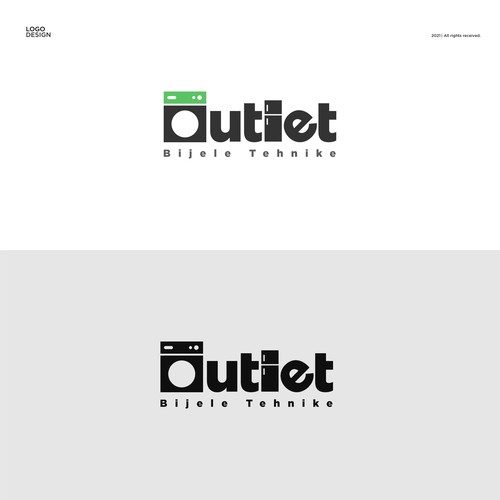 New logo for home appliances OUTLET store Diseño de MEGA MALIK