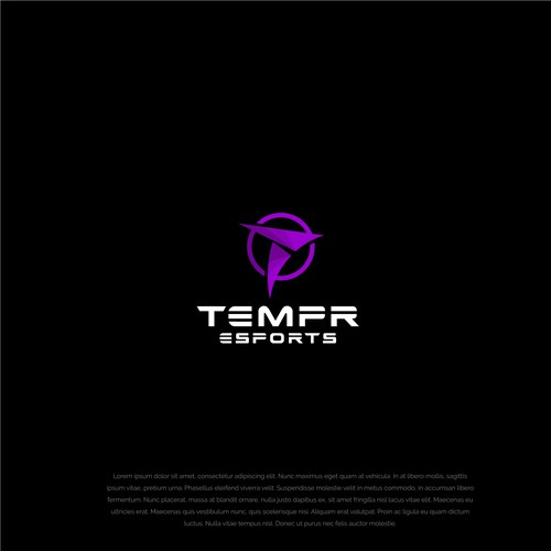 Logo for TEMPR Esports Design by R.one