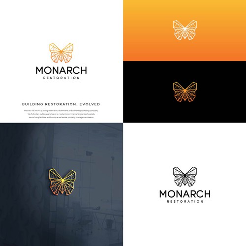 Design a modern clean logo package for a restoration company Design by Danny A