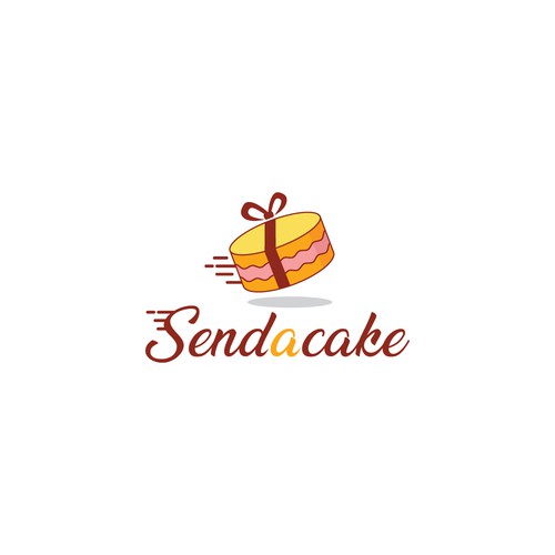 Send A Cake needs a gorgeous fun logo Design by MercClass