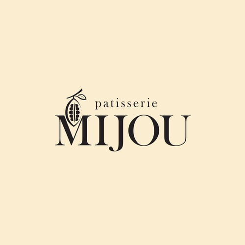 Logo for the modern and creative Patisserie Mijou Design by harivas