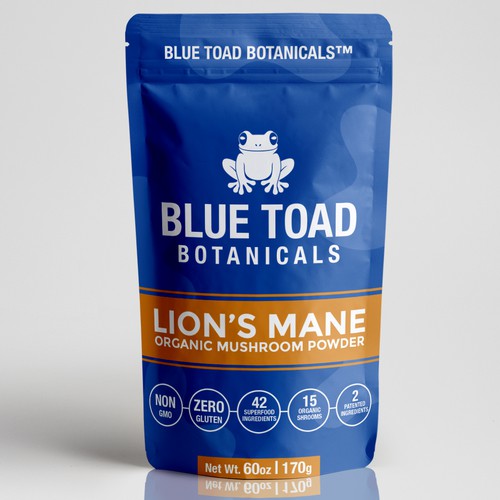 Blue Toad Botanicals™ Needs A Fun & Creative Package Design! Design by Bittu2015