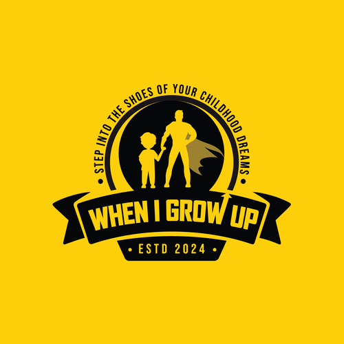 When I Grow Up Logo Design by Byte_desk