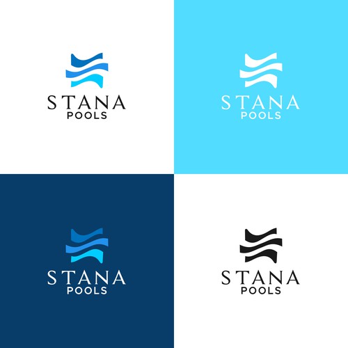Pool Builder needs a Clean Logo Design by H A N A