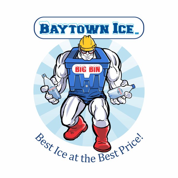 Bold Character for Ice company.