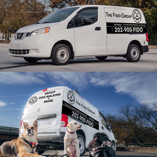 Sleek & simple van wrapping images for Google My Business Design by Iryna S