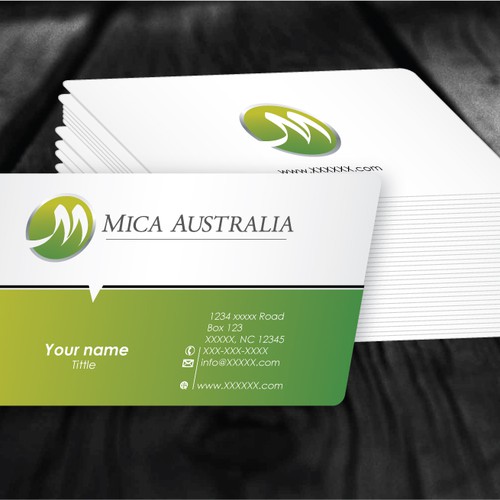 stationery for Mica Australia  Réalisé par designing pro