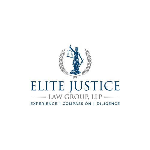 Elite Justice Law Group needs an empowering logo! Design by knight brands™