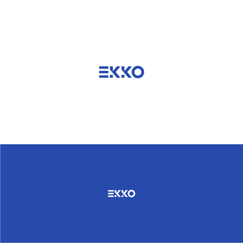 SIMPLE LOGO - ekko Letters then dm after Design by Sybertrons