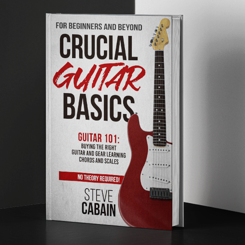 Need a powerful and eye catching design for a book about guitar. Design by ZeppelinDG