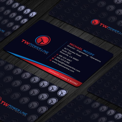 Business Card for a high voltage company Design by prosenjit_P