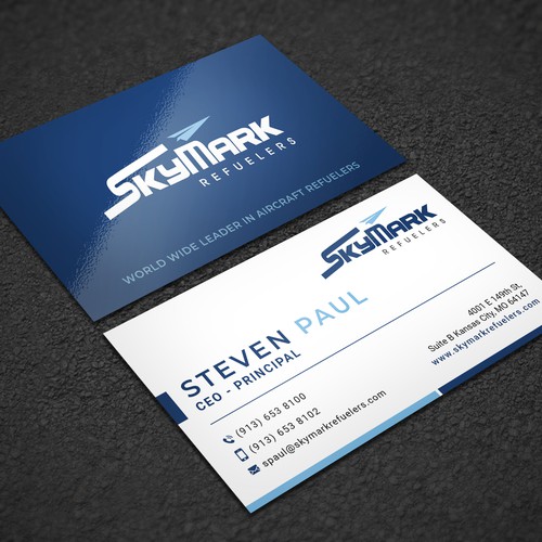Need business card redesign for Aircraft Truck Fueling company Design by H_IMAM