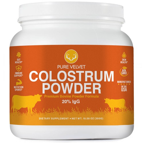 Design di Re-design Supplement Label to capture Amazon shopper attention & boost CTR - Colostrum Powder di EffieK