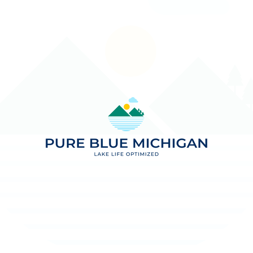 Pure Blue Michigan Design by RYVIER22