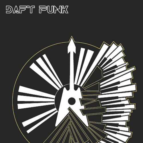 99designs community contest: create a Daft Punk concert poster Diseño de Carlota GT