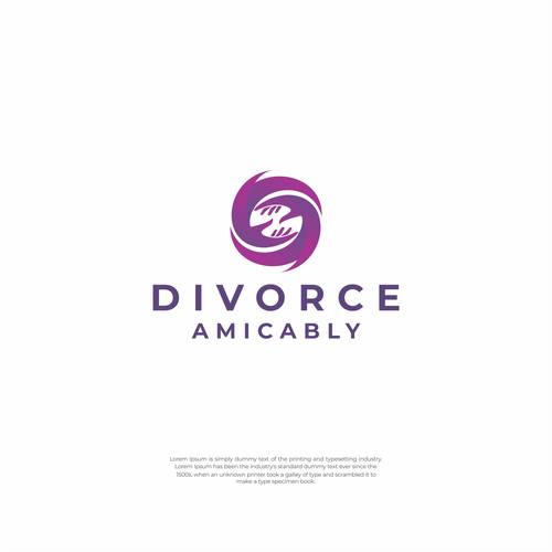 Logo for a new, healthy way for reasonable people to divorce Design by TsabitQeis™