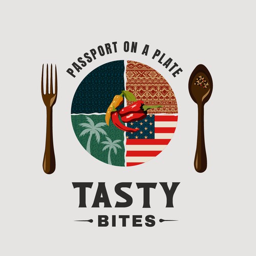 Design a Bold, Soulful Logo for Tasty Bites – Caribbean Meets Southern Comfort Design by ads1201