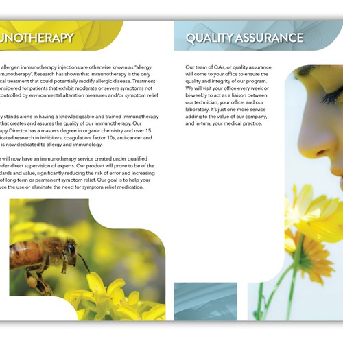 CREATE DESIGN FOR ALLERGY BOOKLET Design by AndrewDigger